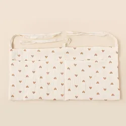 Compact Baby Crib Organizer & Diaper Caddy (Love)