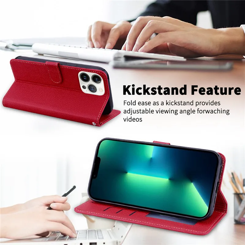 Color Leather Flip Case For Oneplus 9 9R 9RT 6 6T 7 7T 8 8T 10 Pro One Plus Nord 5G N10 N100 Wallet Cover Phone Bag Bumper Coque — view 5