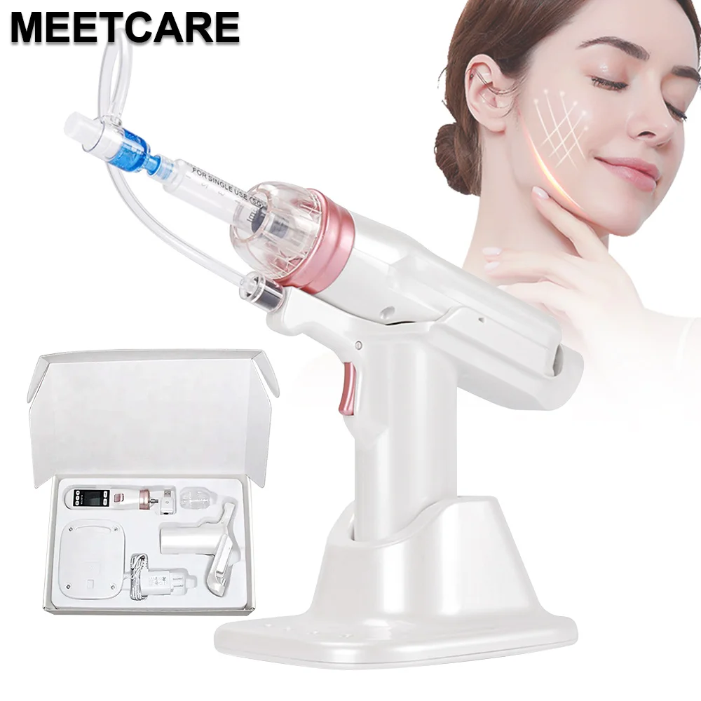 EZ Meso Gun Derma Microneedle Pen Korea Negative Pressure Hydrating Skin Tighten 5pin 9pin Needle