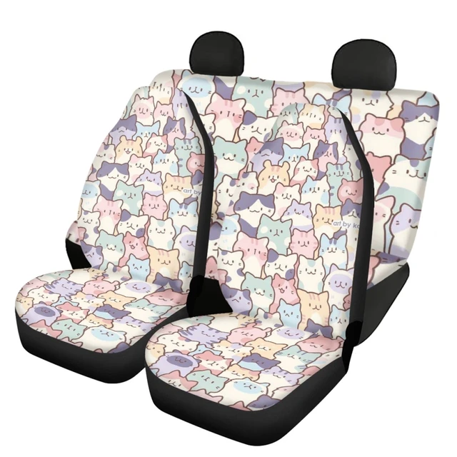 Juego Completo De Fundas Para Asientos De Coche Con Diseno De Leopardo Y  Funda 