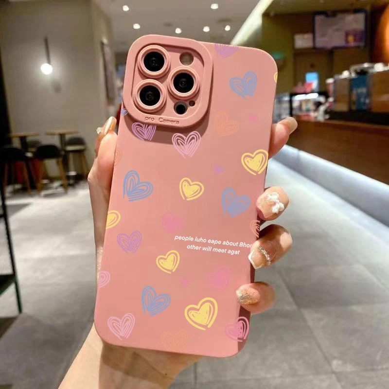 Love Happy Face Smile Protective Phone Case Cover