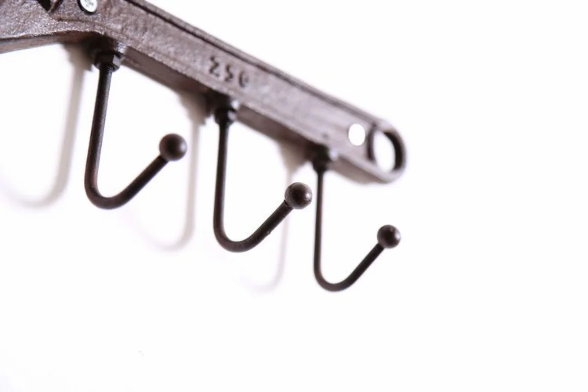 Cast Iron Vintage Coat Hooks Rack