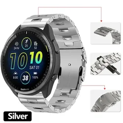 Titanium and Stainless Steel 22mm Wristband - Forerunner 970 (Silver)