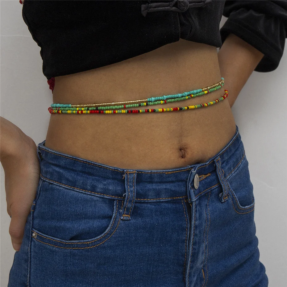Waist Beads For Weight Loss Stretchy African Waist Chain Strand Waistband For Women Plus Size String Charms Boho Body Jewelry 20 Waist Beads For Weight Loss Stretchy African Waist Chain Strand Waistband For Women Plus Size String Charms Boho Body Jewelry