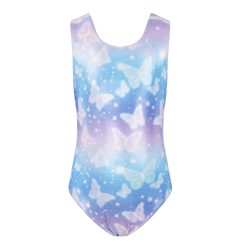 Dance Ballet Girls Leotard Sleeveless Workout Outfits Bodysuit Gymnastics Clothes for Girls