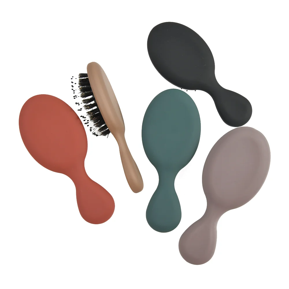 

Pocket Horsehair Comb Salon Styling Hairbrush Portable Massager Hair Comb Fashion Styling comb