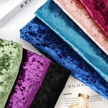 High Elastic Diamond Velvet Knit Fabric 1