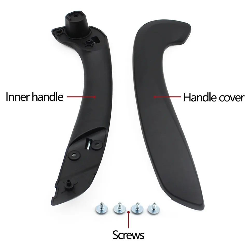 Noir Anti-rayures PCABS Poignée Porte Intérieure Avant - Pour Renault Megane 3, Fluence - Noir - 809600015R - Conduite à Gauche/droite Pièce Auto Renault Megane 3