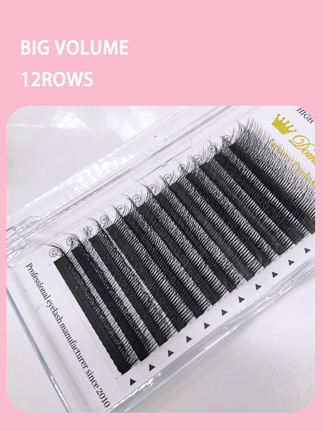 5D Wilde Falsche Wimpern Mehrschichtige Nerz Wimpernverlängerung LB LC LJ Curl Hochwertige Wimpern Vorgefertigte Fächer Einzelwimpern – Detail 9
