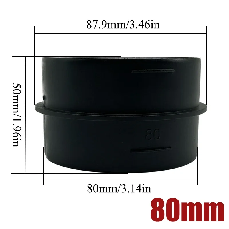 42mm 60mm 75mm 90mm Car Heater Ducting Reducer Hose Tube Connector Pipe Joiner For Eberspacher Webasto Diesel Parking Heater heater duct connector