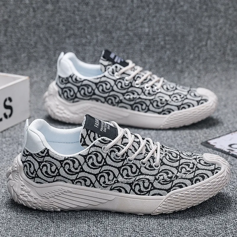 Canvas Shoes Men Casual Sneakers Fashion Breathable Running Shoes Man Spring Autumn Non-Slip Outdoor Walking Shoes Sneakers