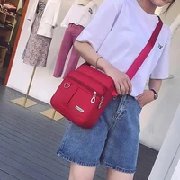 Petit sac à bandoulière décontracté pour femmes, porte-monnaie multifonctionnel, portefeuille en Nylon, sacoche étanche pour téléphone portable 5