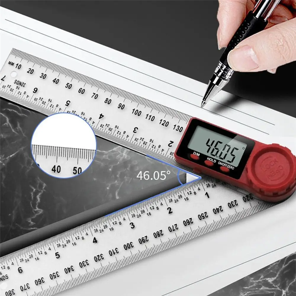 

Multifunctional LCD Level Ruler Measure Meter Inclinometer Digital Ruler Folding Angle Finder Protractor