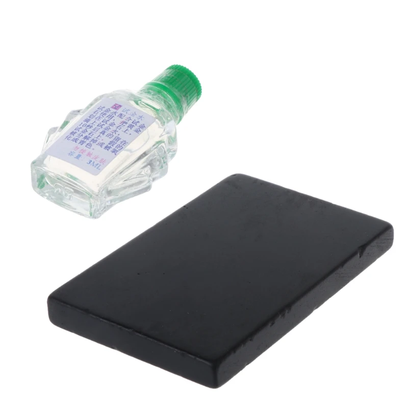 

652F Practical Acid Test Kit Gold Testing Touchstone Jewelry Tool Set