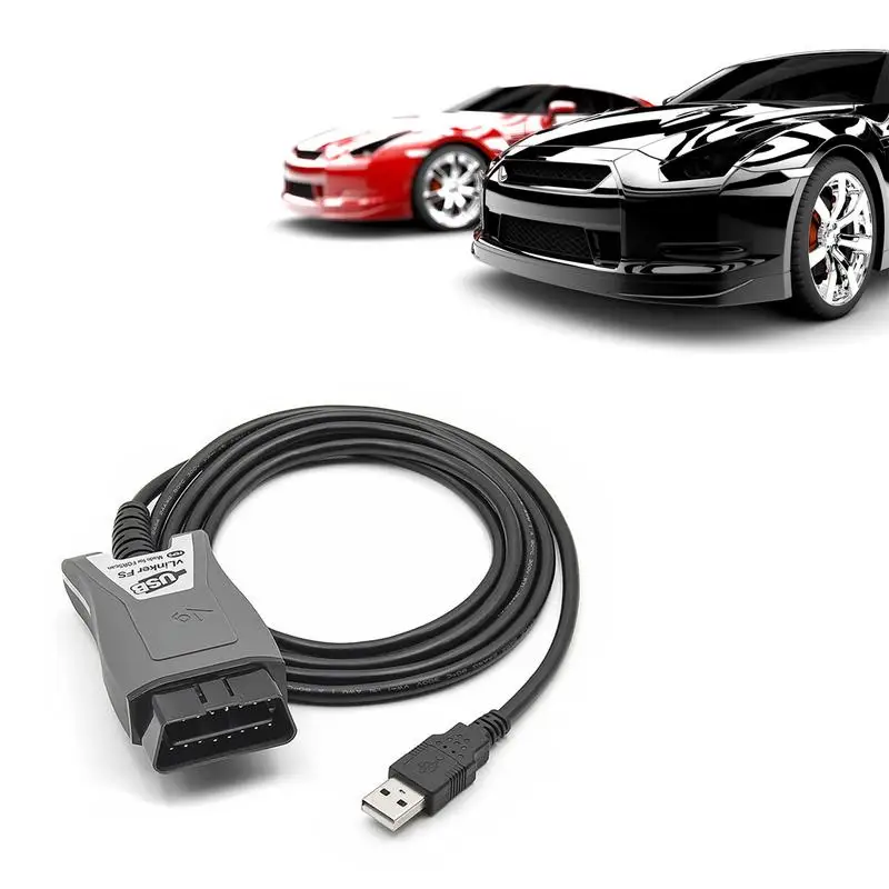 

Vlinker FS OBD адаптер Vlinker FS инструмент для сканирования интерфейса диагностический инструмент кодирования для автомобилей серии Lincoln Поддержка 24 В автомобилей