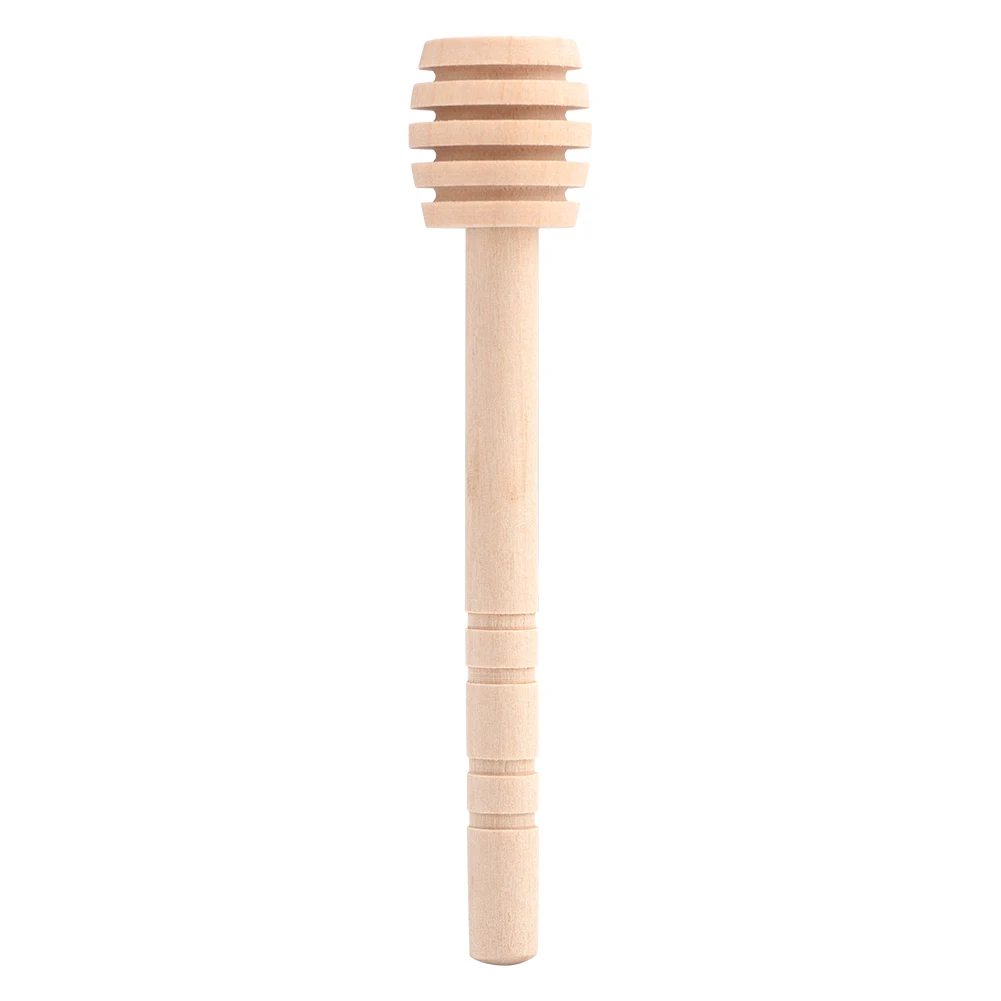50Pcs/set Wooden Mini Jam Honey Dipper Jar Stirring Stick - View #13