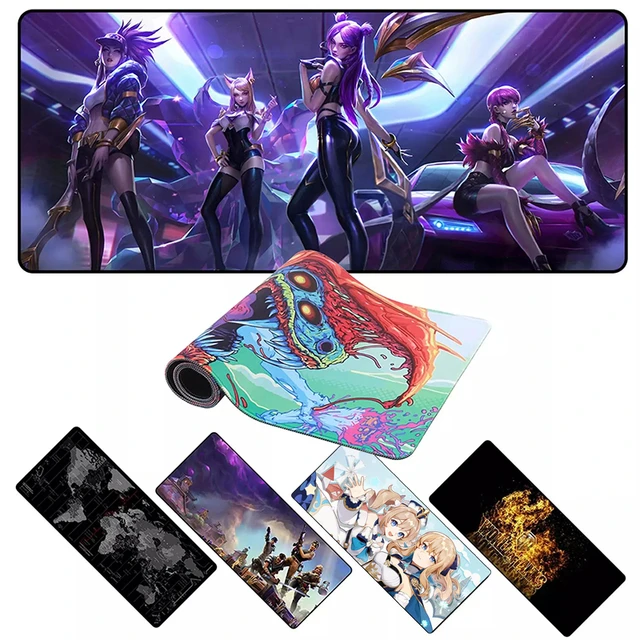 Personnalisées Tapis de souris xxl xl 900x400 1200x600 bureau Custom Mouse  pad anime PC Gamer gaming accessories Lock edge Speed Personal Picture print