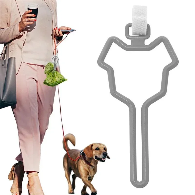 

5Pcs Dog Poop Bag Carrier Hands-free Clip, Outdoor Pet Waste Bag Holder, Deft Poop Bags Dispenser Accessory