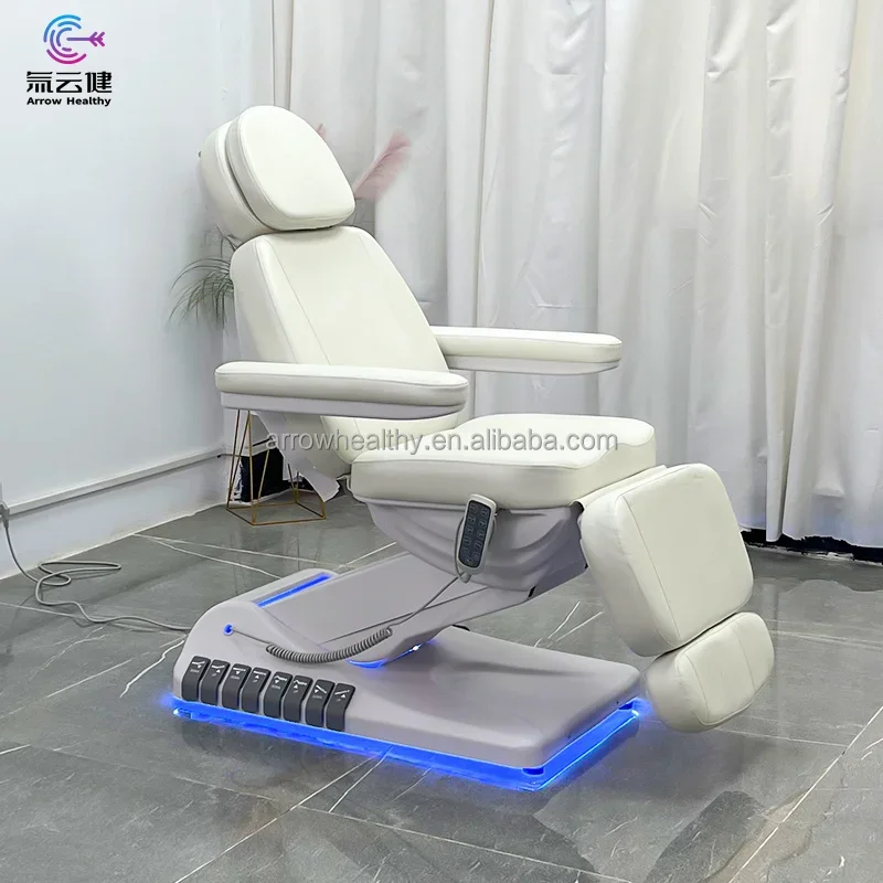 Pedicure Chair,3 4 Motors Electric Facial Beauty Salon Bed Medical Spa Massage Treatment Table Podiatry Chair Aesthetic Tattoo