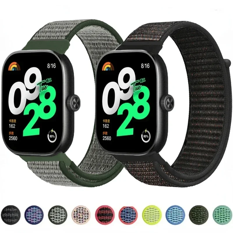 Breathable Nylon Loop Replaceable Smart Watch Strap