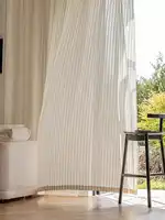French curtains, gauze curtains, retro living room relief, light luxury, high-end window screens 2