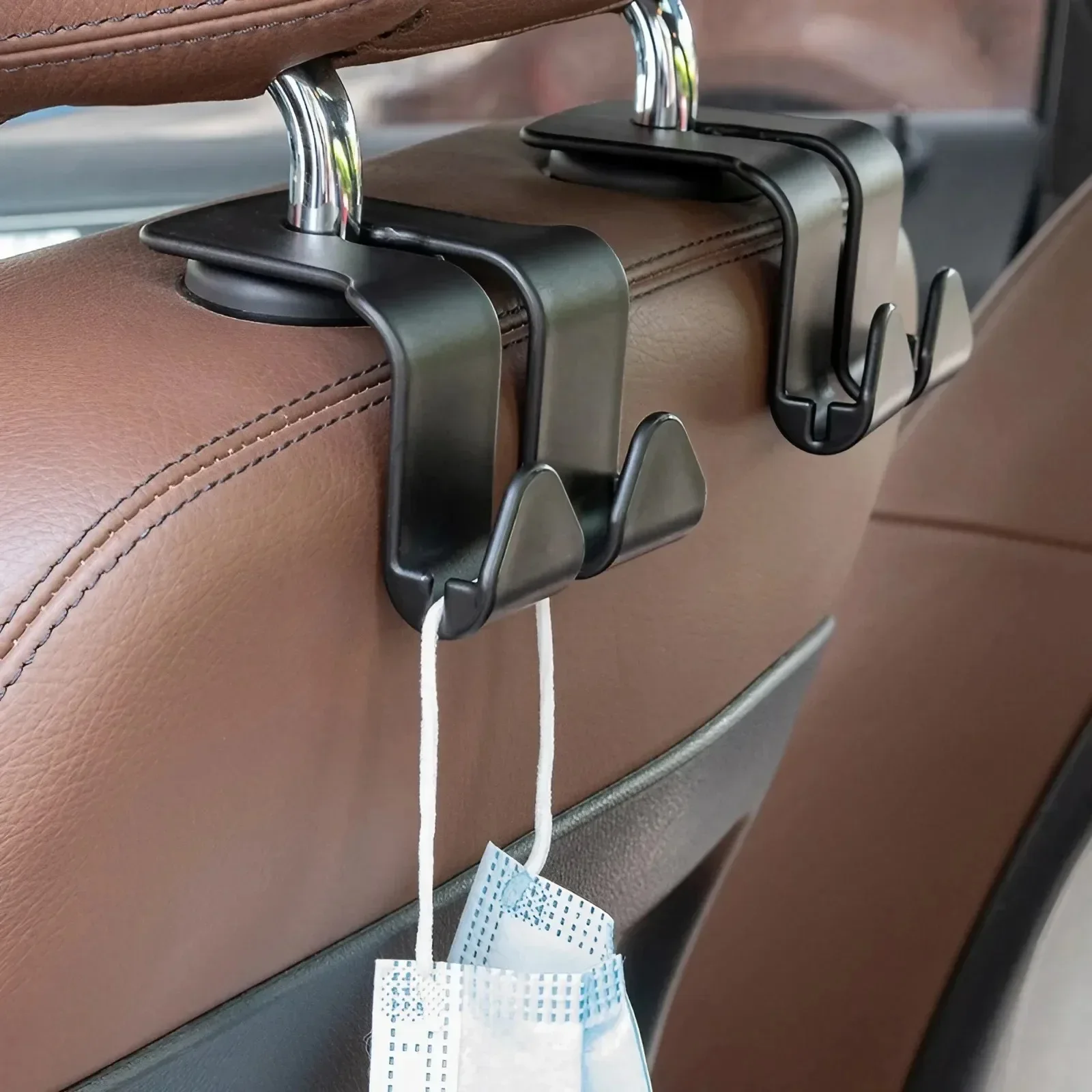 Back Seat Headrest Hook Organizer 4