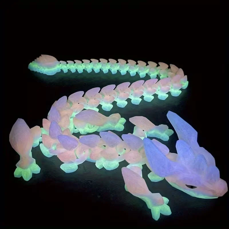 1PCS Luminous Crystal Dragon Desktop Decoration Statue Is A Visual Ornament Suitable For Home Decoration And Living Room Decora