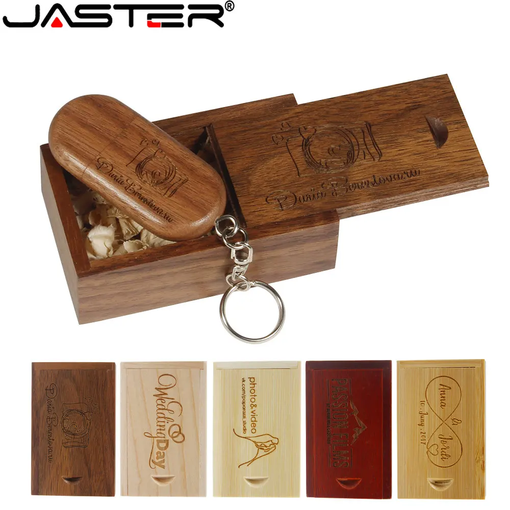 Jaster Chiavette Usb In Legno 128Gb 64Gb Logo Personalizzato Gratuito Memory Stick Pen Drive 32Gb 16Gb Usb 2.0 Stick 8Gb 4Gb Regalo Creativo
