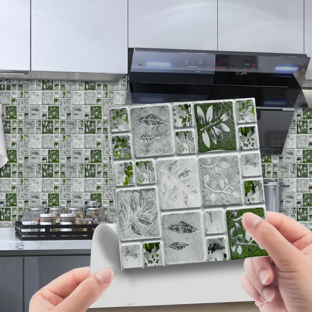 thumbnail image 1 of Adhesivo para azulejos de cerámica cuadrados con película brillante transfronteriza Msc, adhesivo autoadhesivo para pared, papel de pared resistente al agua, 1 of 5