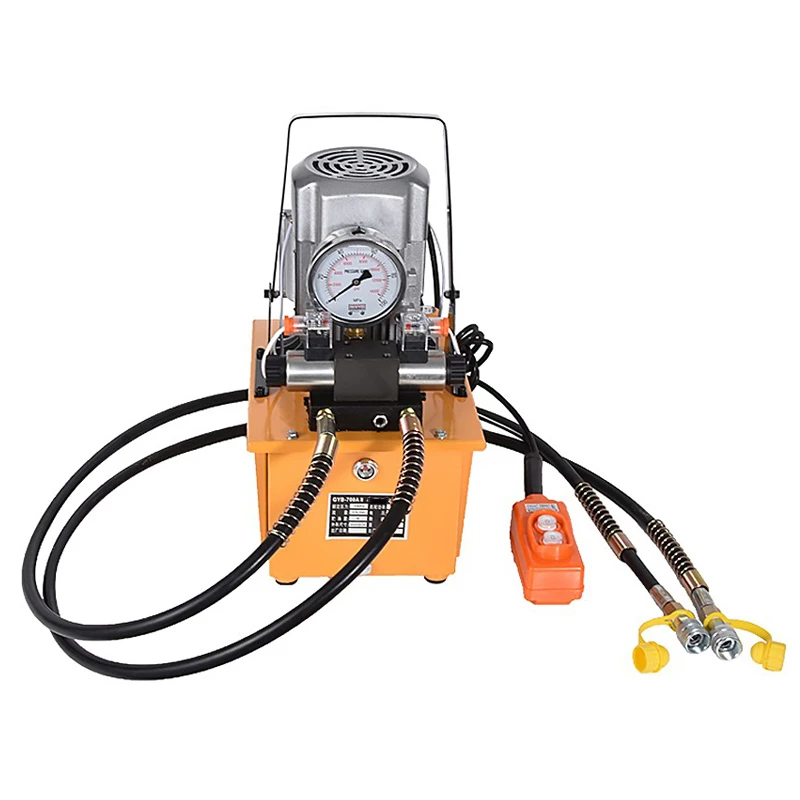 

220V Double Action Electric Hydraulic Pump Tank capacity 8L hydraulic motor pump 1400r/min GYB-700A-II High Pressure Oil Pump