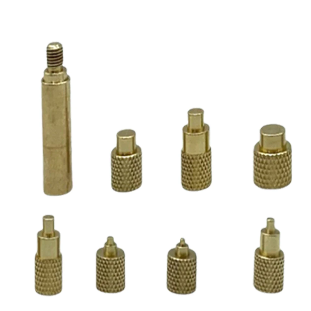 TS100 Soldering Iron Tip M2-M8 Brass Hot Melt Nut Insertion Kit 3D Print Accessory for TS100 TS101 PTS200 PTS201 Soldering Iron