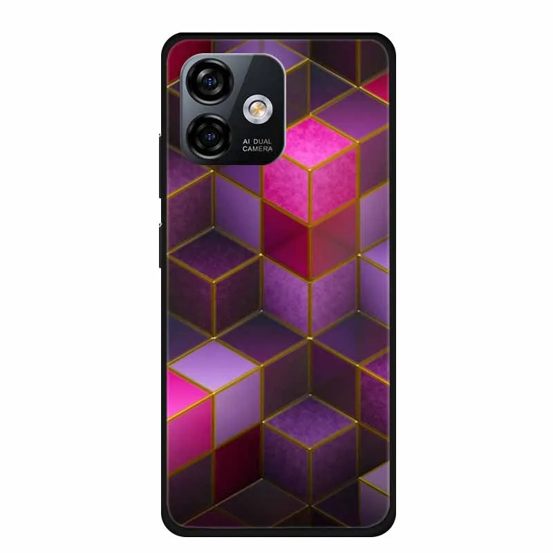 Luxury Black TPU Soft Silicone Phone Case - Fashionable Protective Cover