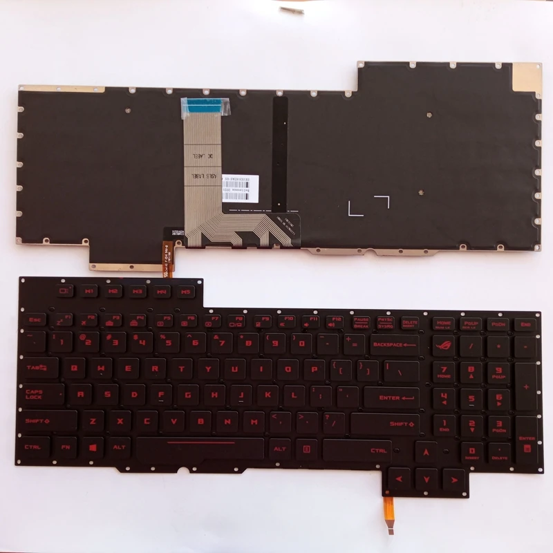 

US/Latin laptop keyboard For ASUS G701 G701VO GX700 GX700VO LA