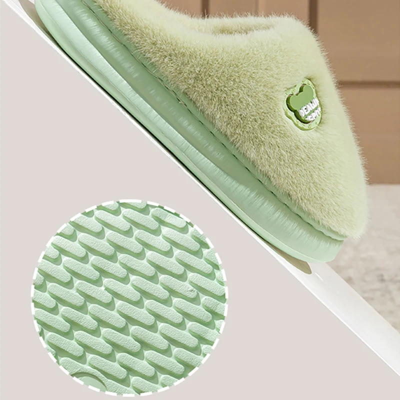 Cozy Plush Unisex Slippers with Ultra Soft Memory Foam and Non-Slip Sole