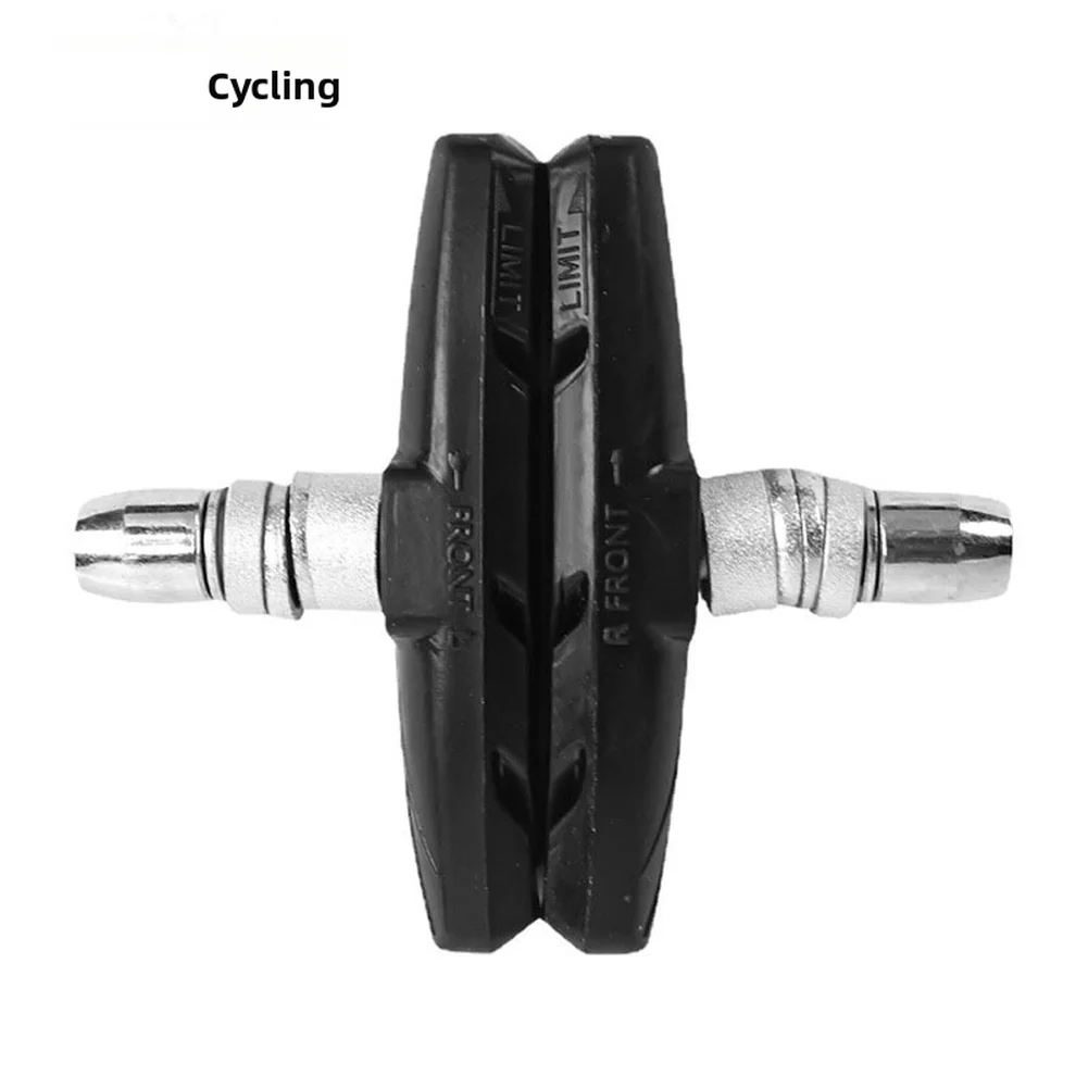 ?   2pcs 도로 자전거 무소음 브레이크 패드 사이클링 V 브레이크 홀더 패드..