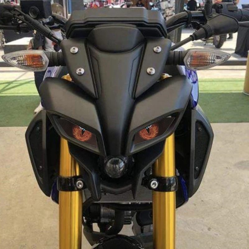 Autoadesivo del faro della carenatura dell'autoadesivo di protezione del  faro del motociclo Pcs per Yamaha MT-09 2017, modello 02  modello 01  AliExpress Mobile