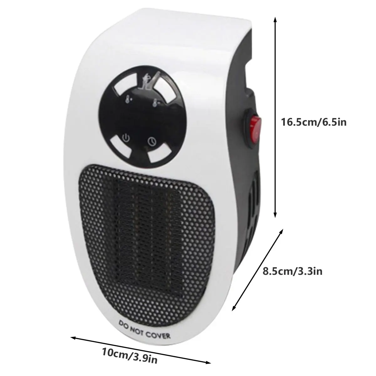 Chauffage Électrique Portable DUTRIEUX - Radiateur Soufflant Mural - Avec Télécommande