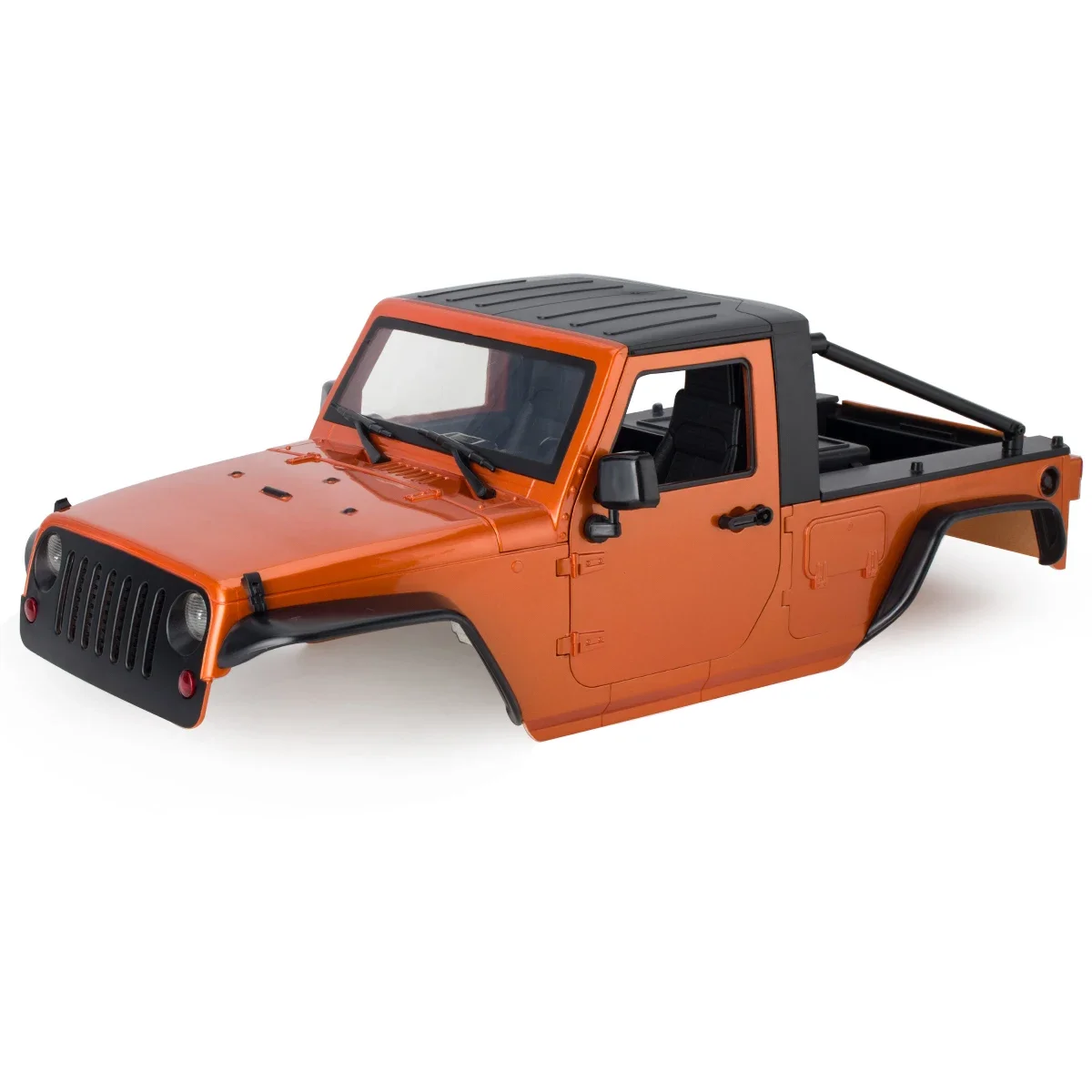 313mm Wheelbase Hard Plastic Pickup Body Shell Unassembled Kit for 1/10 RC Crawler Car Axial SCX10 90046 Jeep Wrangler 