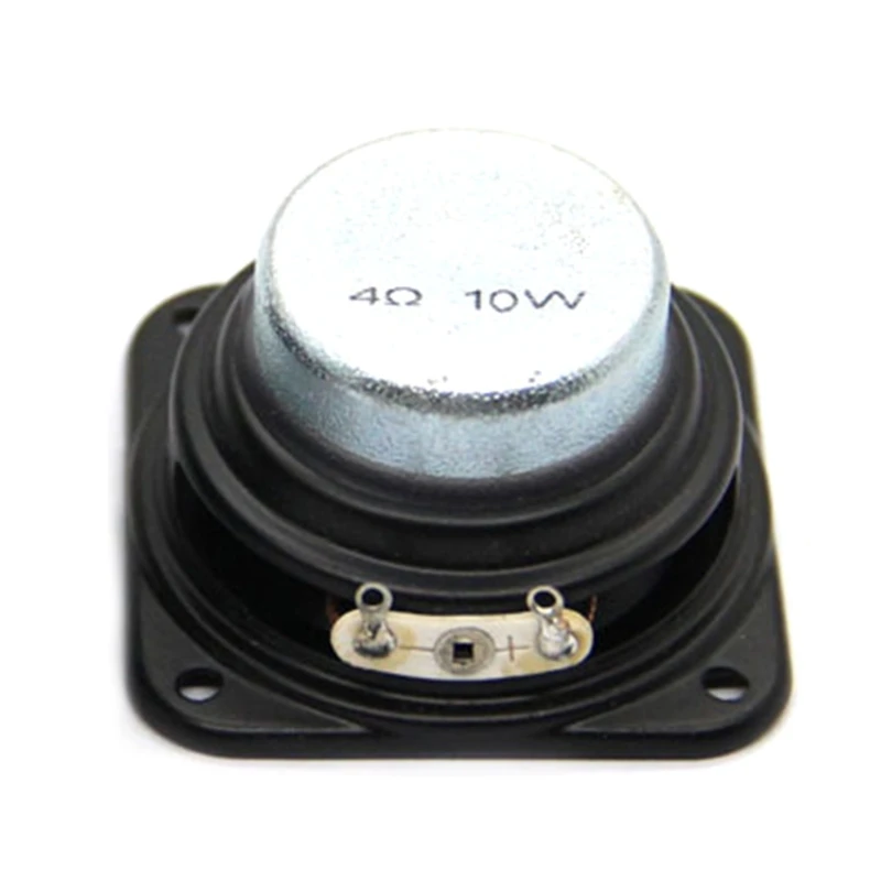45mm 내부 마그네틱 스피커, 남성과 여성 모두를위한 4Ohm 10W 전원 DIY 전체 범위 스피커 DIY 스피커 교체 D46B