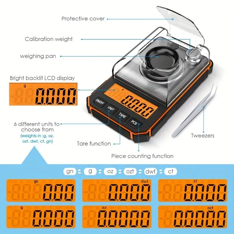 Professional Jewelry Scale Electronic Precision Mini