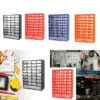 Drawer Storage Cabinet Organizer Container with 33 Compartment Tool Box Garage Organization for Scrapbook Small Items Jewelry 4