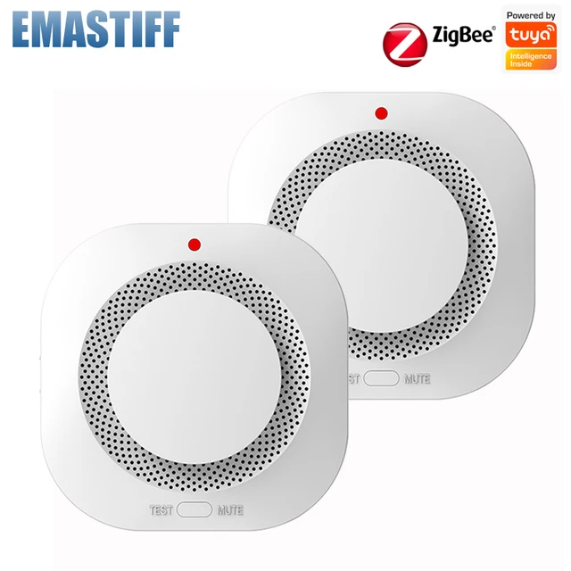 2pcs Zigbee Smoke