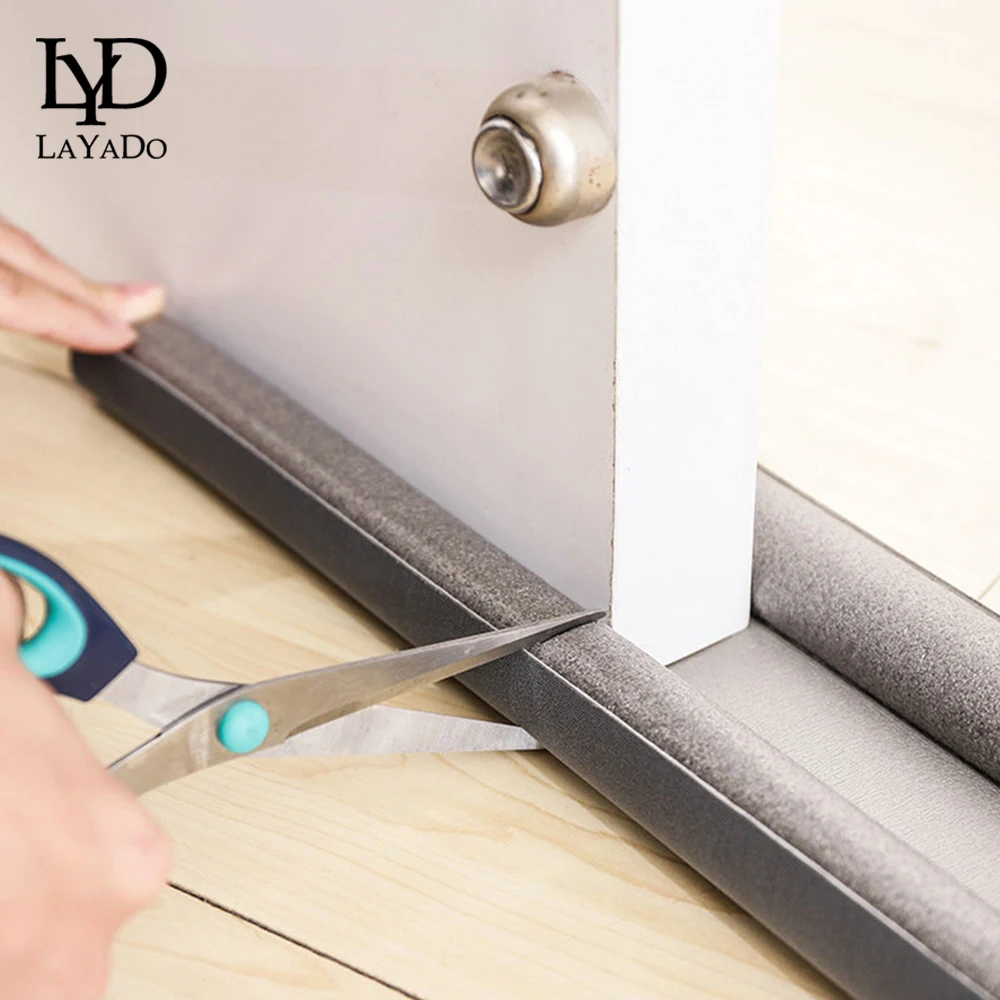 

Adjustable Door Bottom Sealing Strip Soundproof Windproof Door Stopper Seal Strip Under Door Draught Excluder Dust-proof Blocker