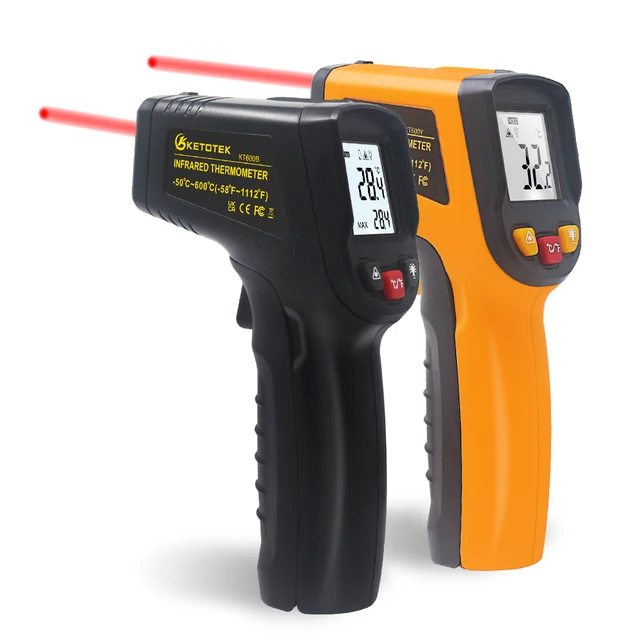 KETOTEK IR Infrared Thermometer Non-Contact Digital