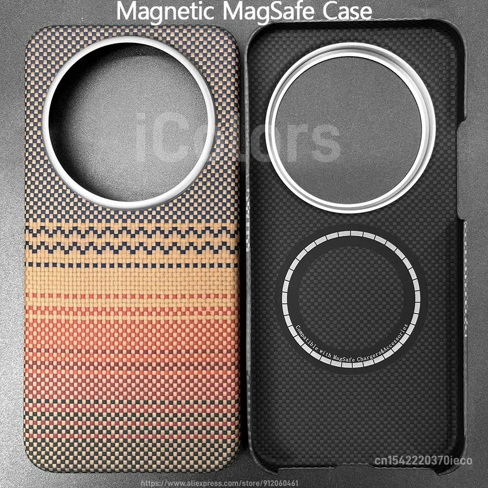 Ultra-Thin Aramid Fiber Magnetic Case - Lightweight, Durable Carbon Fiber Protection