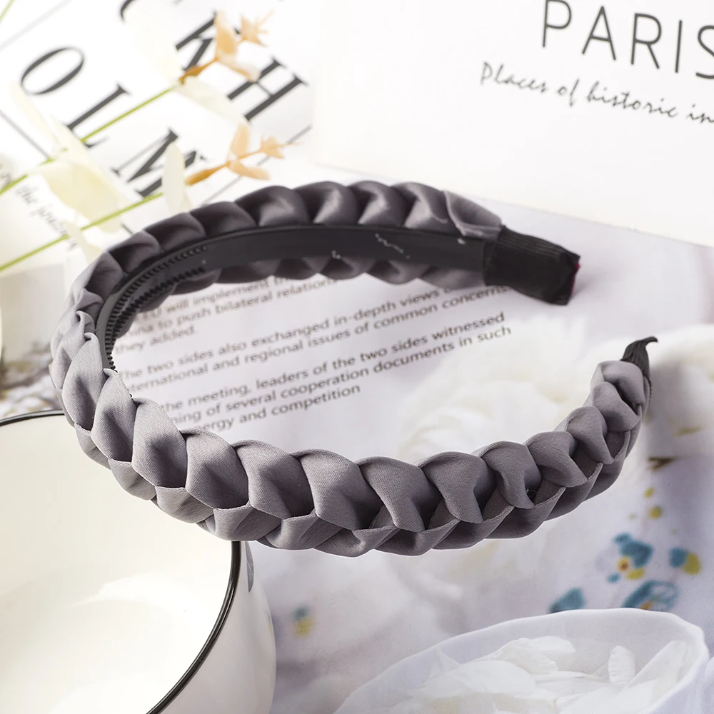 Braided Elastic Non-Slip Hairband - Stylish Weaving Headband