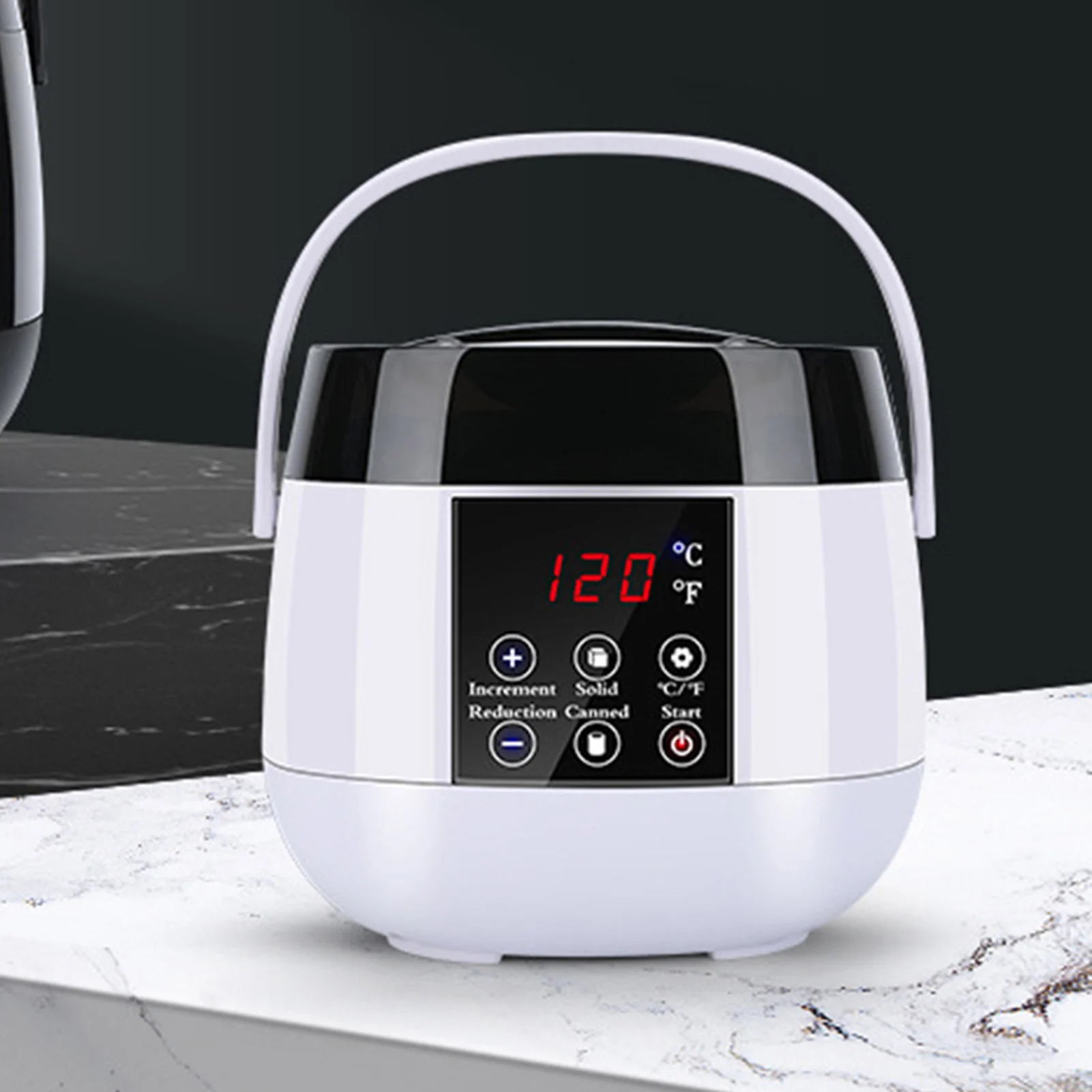 Waxing Kit Wax Warmer Intelligent Control Temperature Wax Epilator 100W Wax Heater Hair Removal ABS Wax Melt Machine with Bowl 2