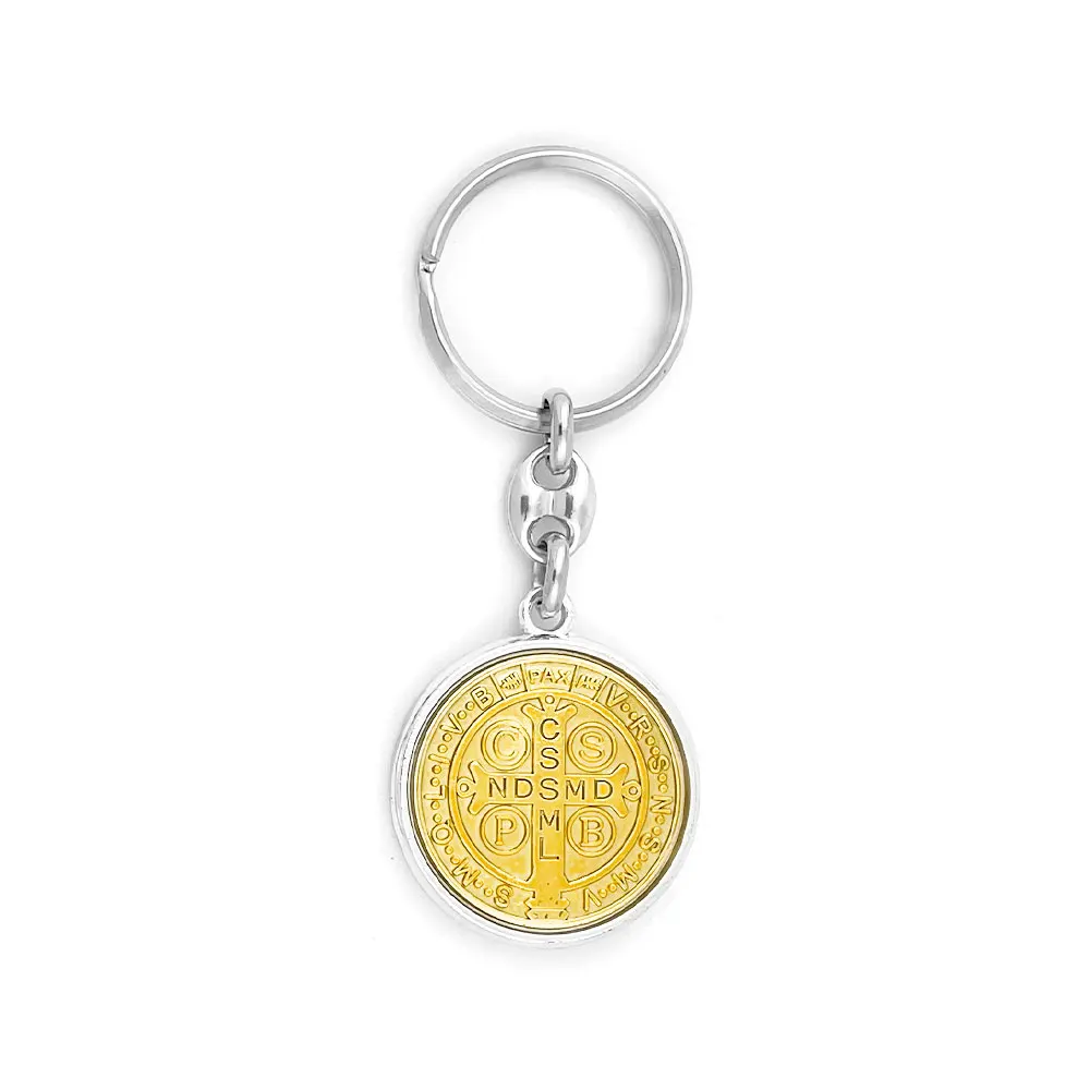 Orthodox Pendant Keyring Orthodox Catholic Talisman Car Ring Keychain Jewelry Catholic Gifts Брелок для ключей