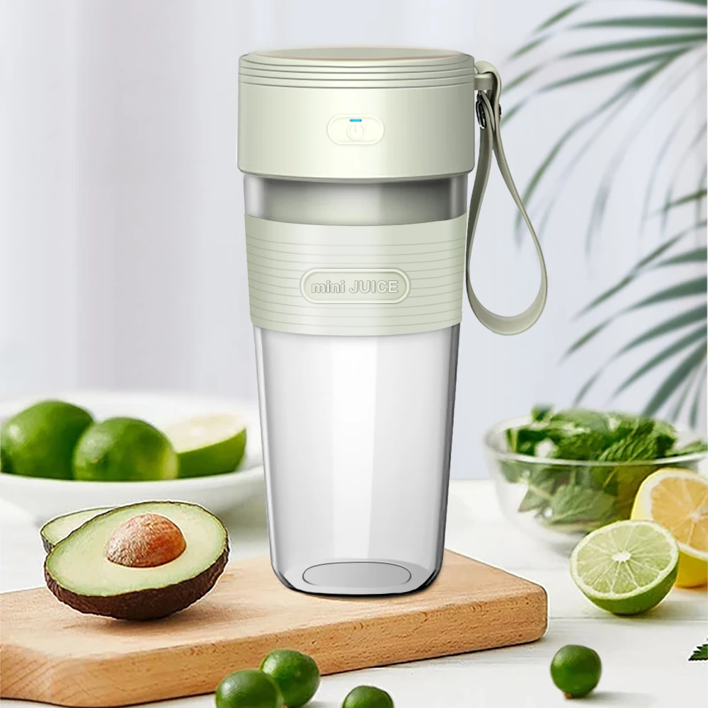 Ice Crusher Portable Electric Juicer Mini Milkshake Fruit Blender