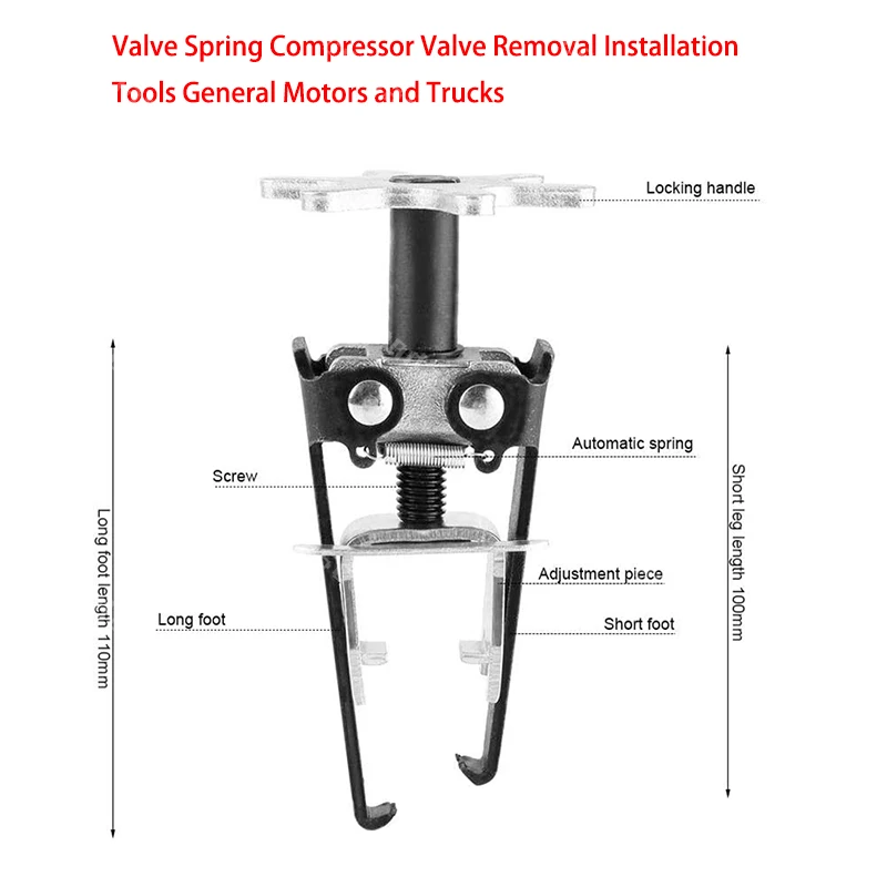 

Carbon steel latest engine overhead valve spring compressor valve removal installation tool universal